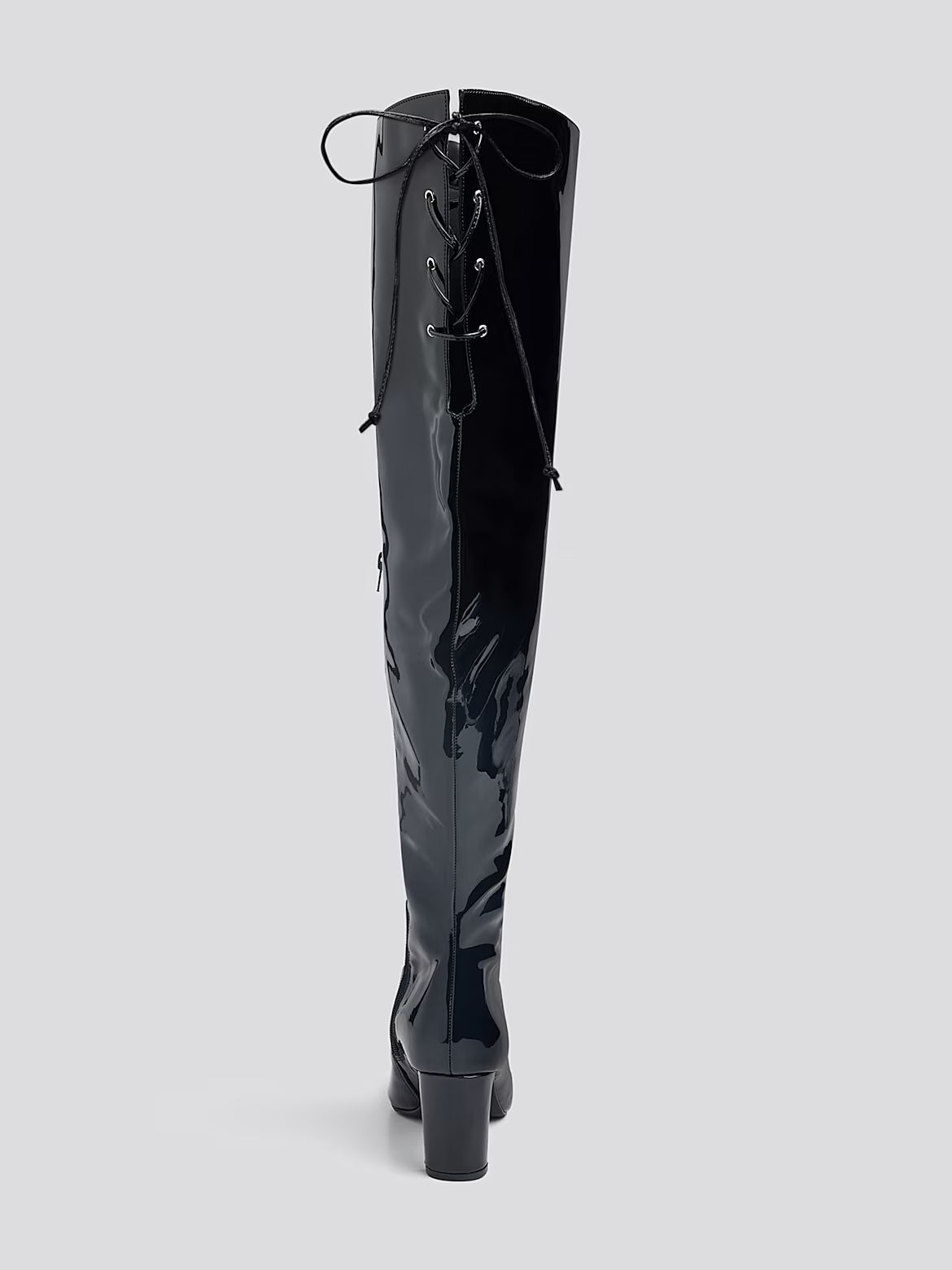 Alfinil Patent Leather Thigh-High Boots - Nadia x FTF - Fashion To Figure | Fashion To Figure