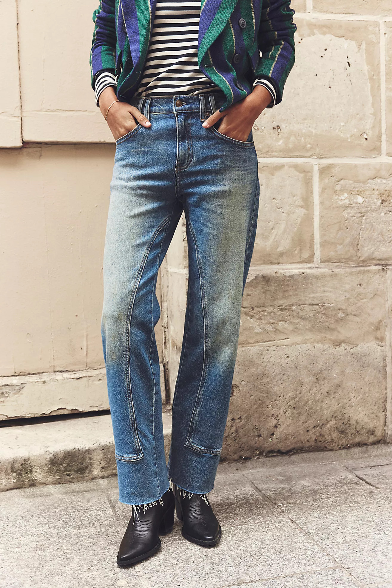 We The Free Risk Taker Mid-Rise Jeans | Free People (Global - UK&FR Excluded)