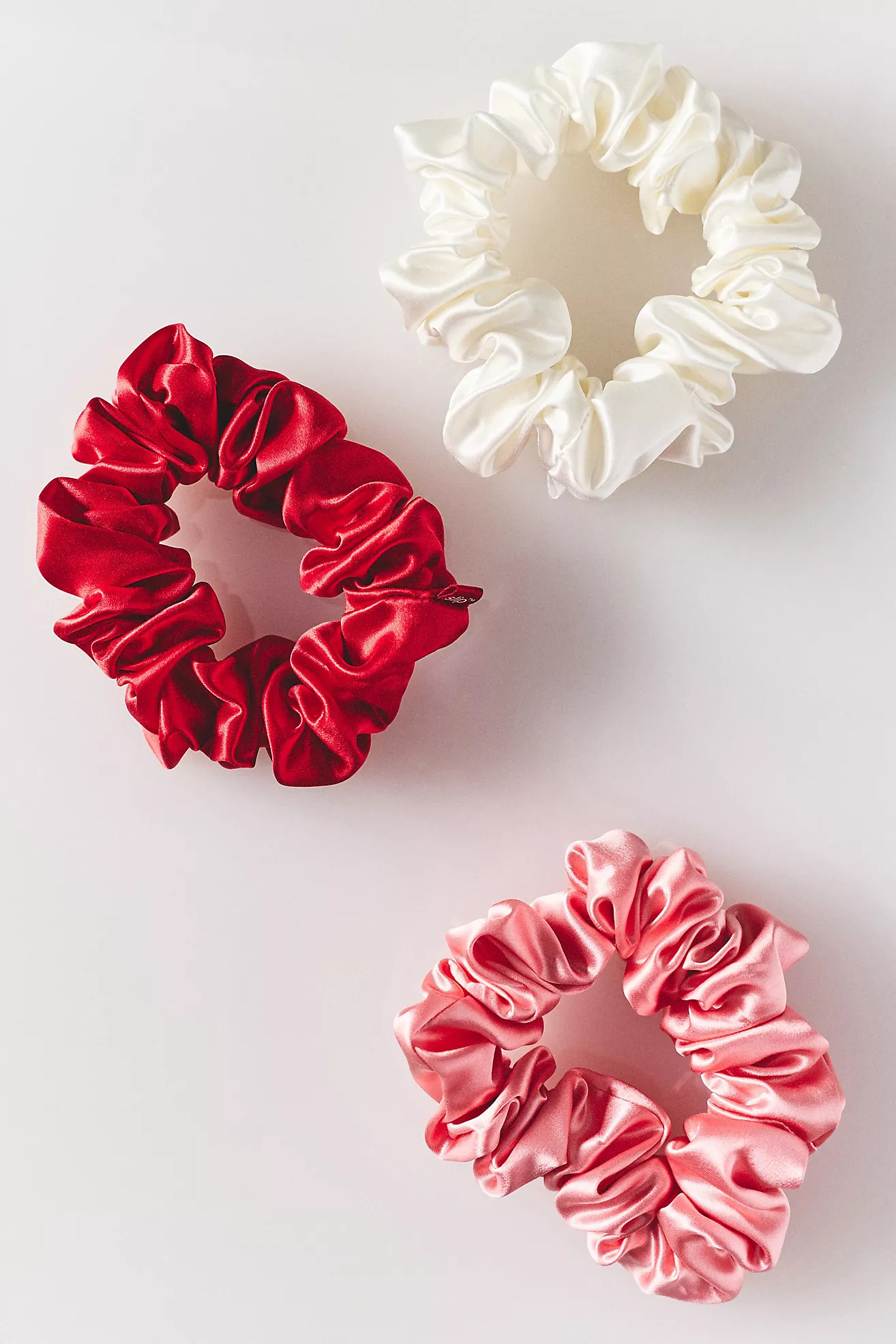 Slip Rosy Silk Scrunchies, Set of 3 | Anthropologie (US)