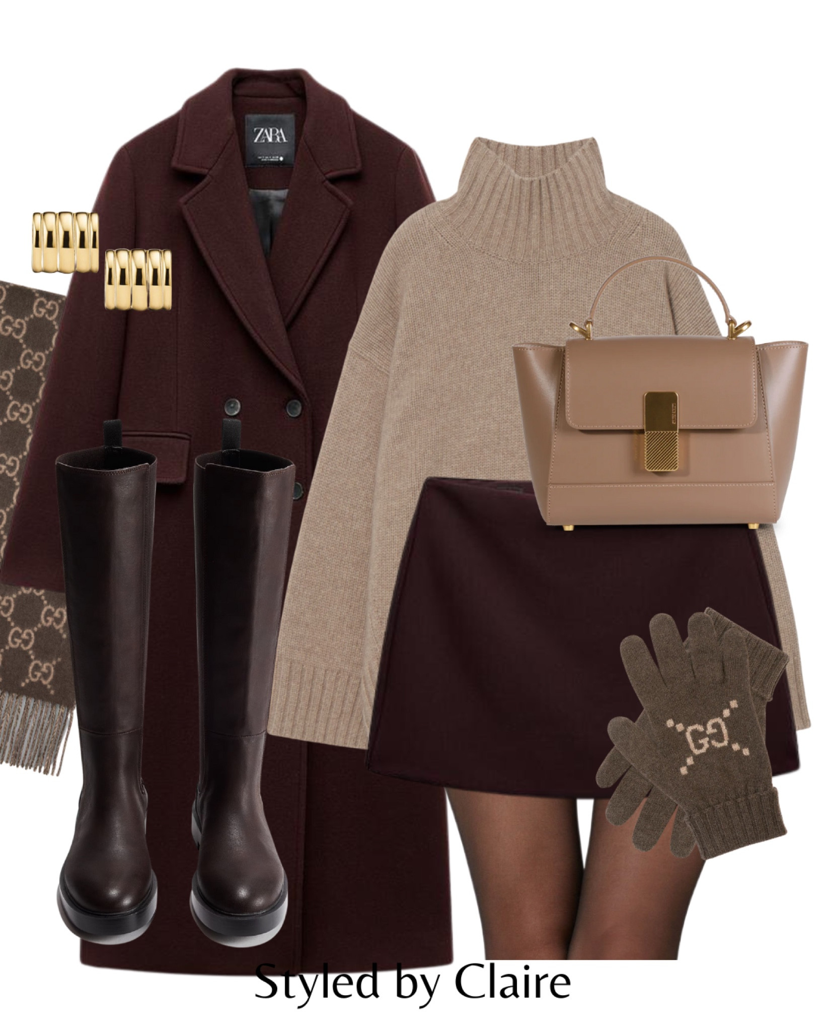 Christmas Markets Inspo🍒
Tags: burgundy oversized maxi coat mini skort skirt zara cos cashmere turtleneck jumper knee high boots brown Gucci scarf gloves earrings fashion winter inspo outfit ideas chic women’s style Parisian Paris city break 

#LTKwinter #LTKbag #LTKshoes