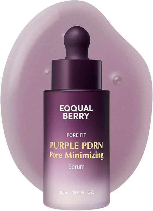 EQQUALBERRY Purple PDRN Pore Minimizing Serum – Vegan Collagen & Peptides for Pore Refining & S... | Amazon (US)