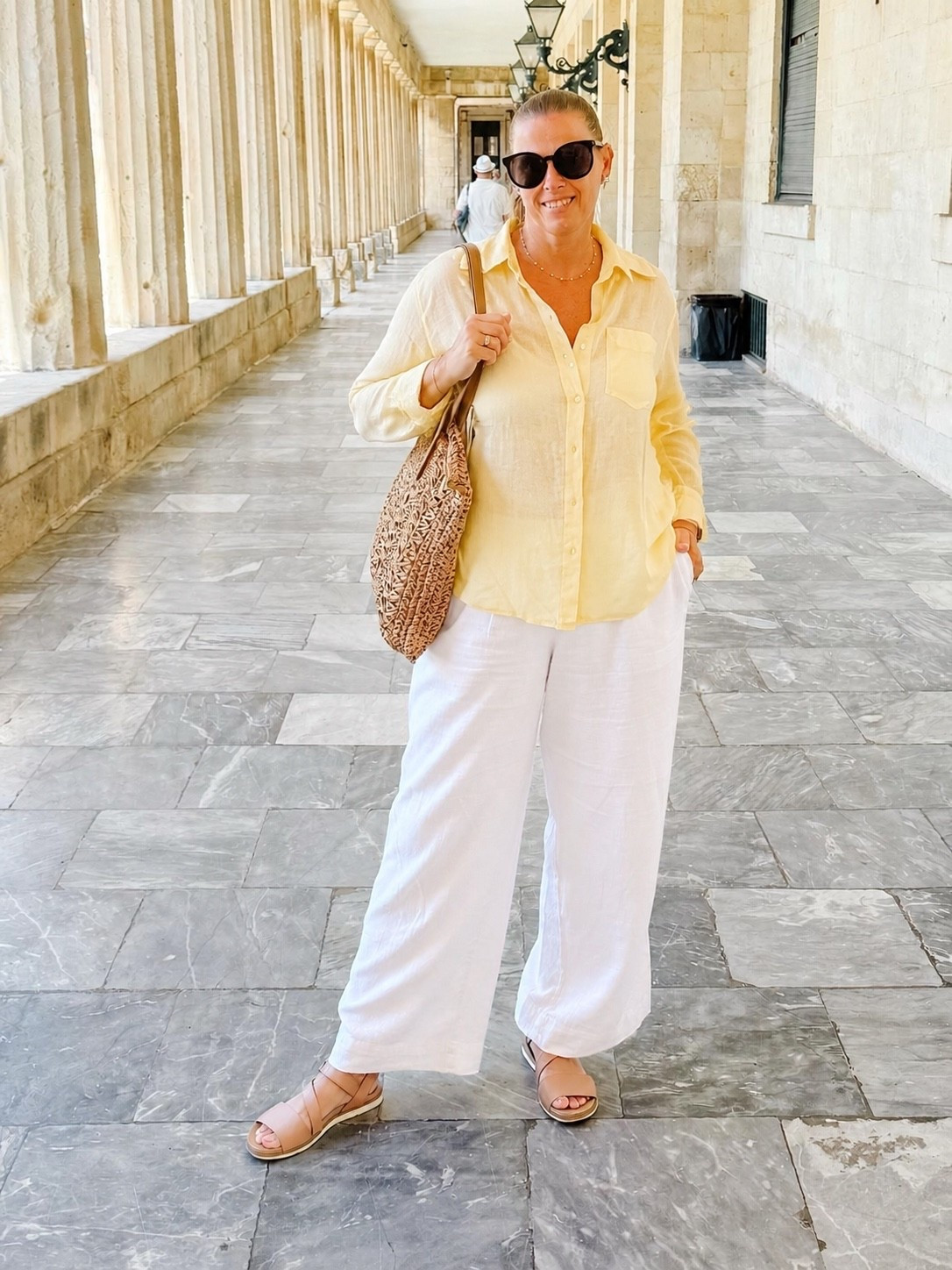 Linen perfection

The only styles I grab for hot summer days 

resort wear, vacation outfit, summer outfit, travel style, European summer, neutral fashion, chic casual outfit, capsule wardrobe, elevated basics, wide leg pants, effortless style, summer fashion 2026

#LTKsummer #LTKcanada #LTKmidsize