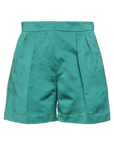 Max Mara Woman Shorts & Bermuda Shorts Green Size 6 Polyamide | YOOX (US)
