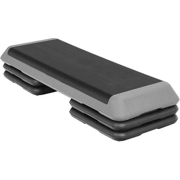 ZENSTYLE 43'' Adjustable Aerobic Stepper Exercise Workout Step Platform Bench with 4 Risers for H... | Walmart (US)