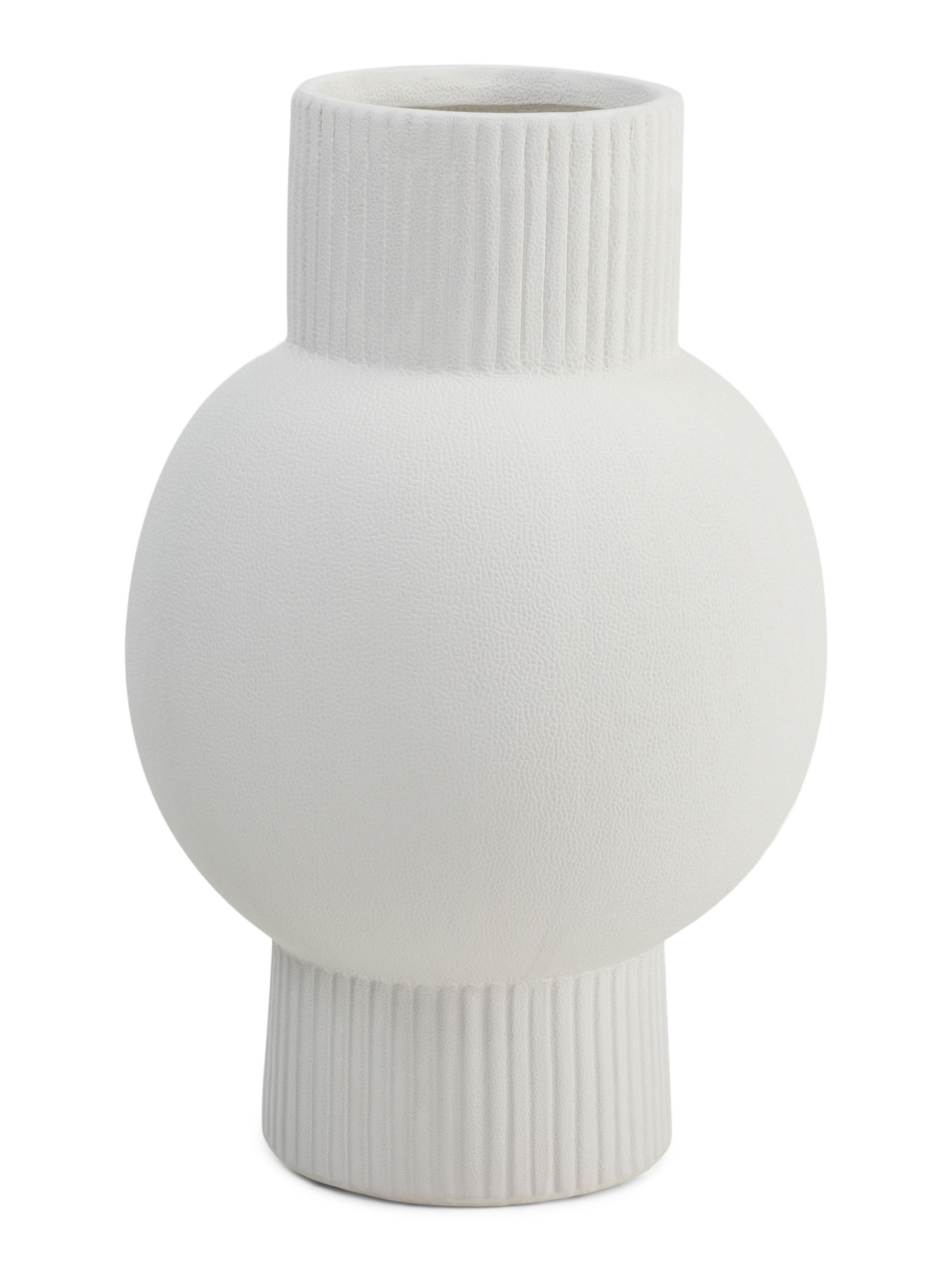 13in Textured Ceramic Vase | TJ Maxx