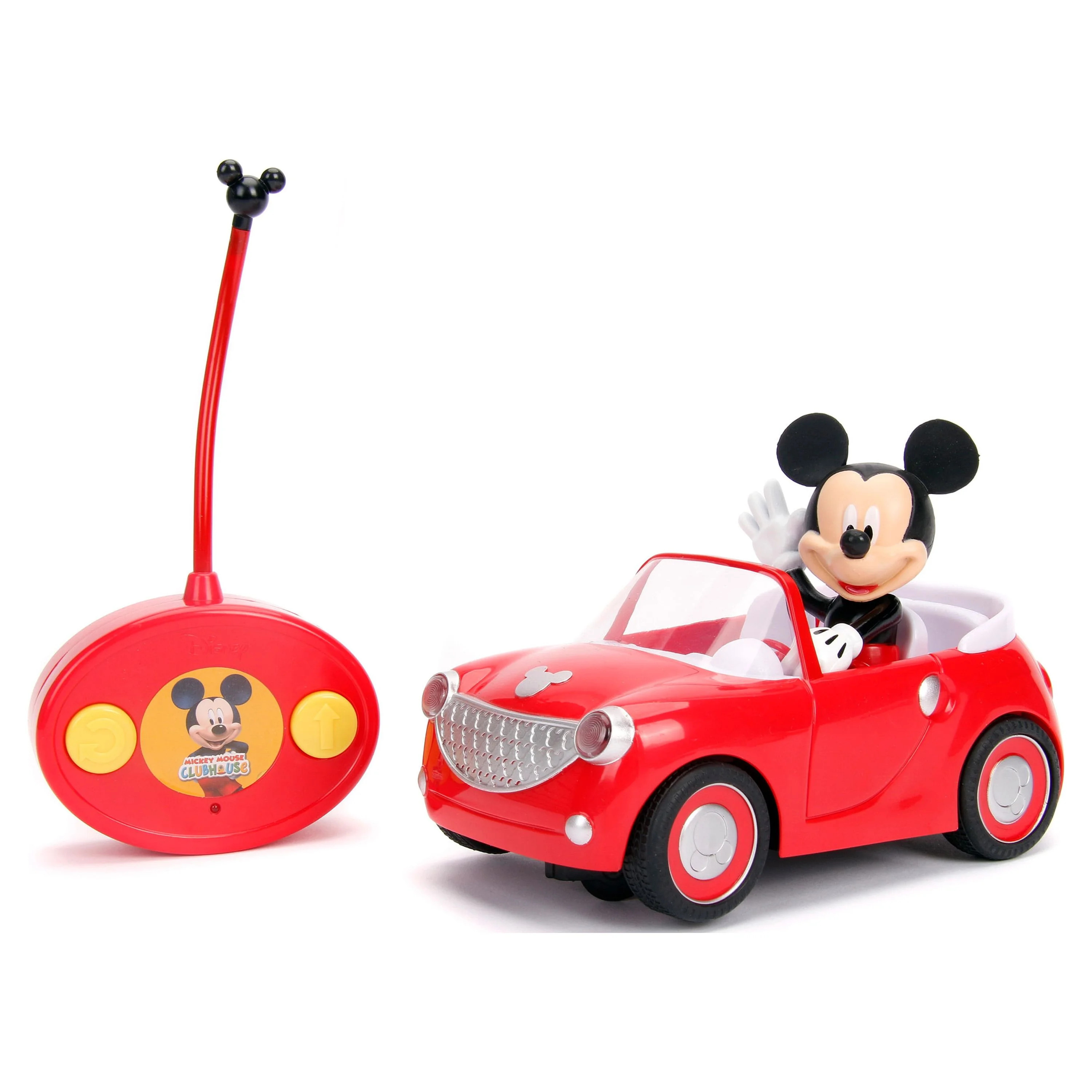 Jada Toys Classic Roadster Mickey Mouse Battery-Powered RC Car(Red) | Walmart (US)