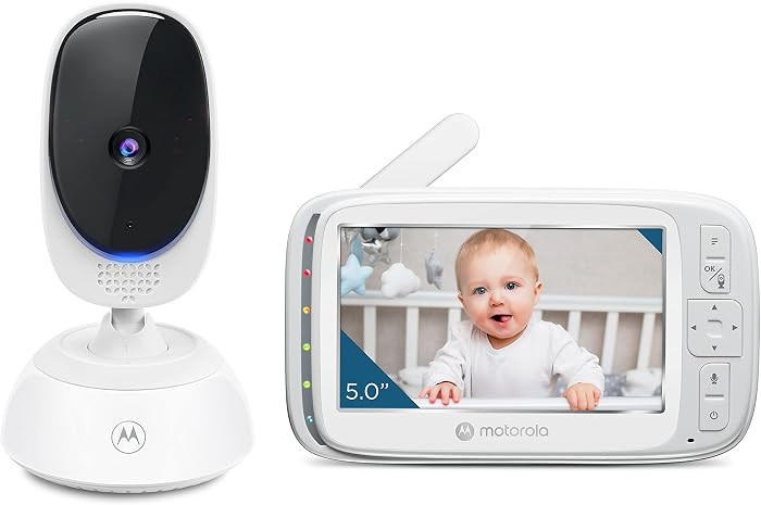 Motorola Nursery VM75 Video Baby Monitor Camera, 480x272p, 1000ft Range 2.4 GHz Wireless 5" Scree... | Amazon (US)