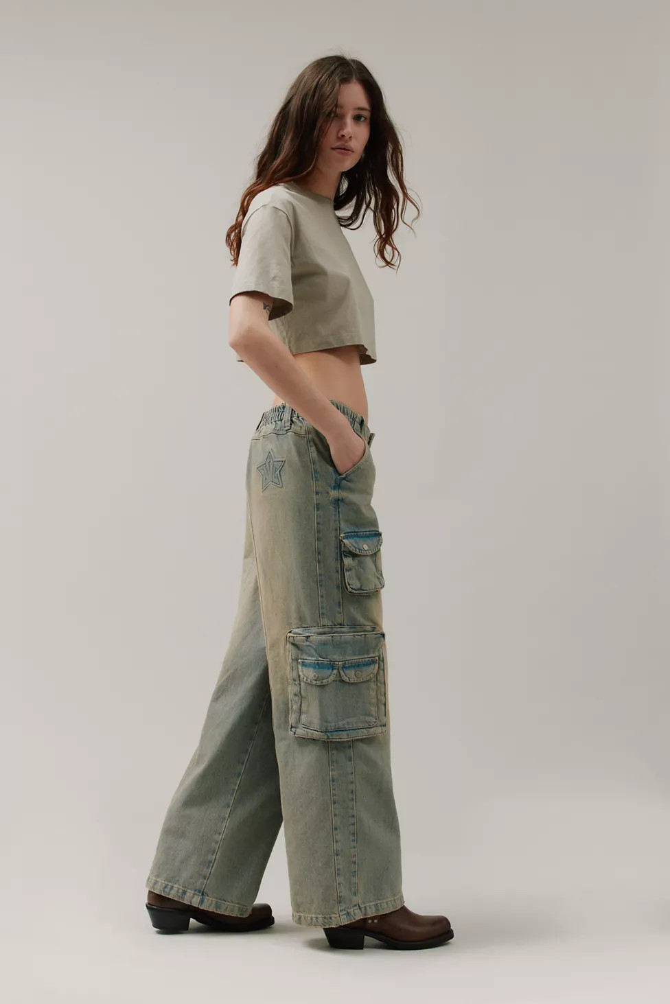 BDG Y2k Wide-Leg Pocket Jean | Urban Outfitters (US and RoW)