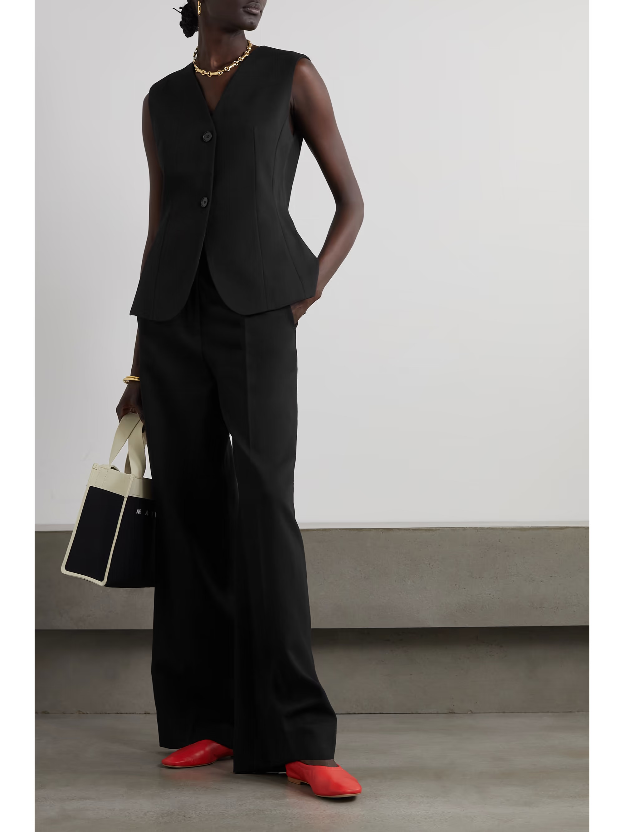 Crune woven vest | NET-A-PORTER (US)