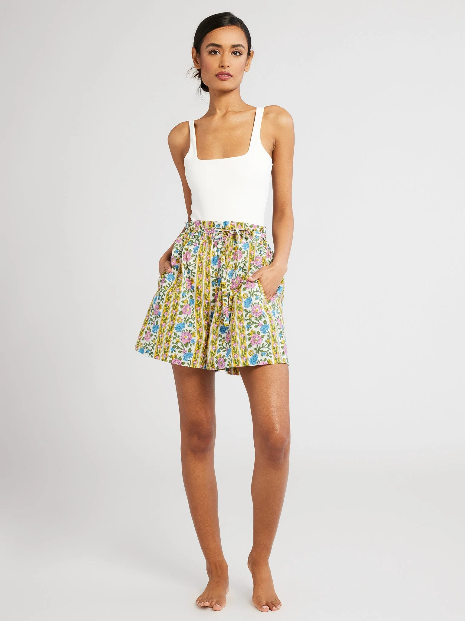 Shop Mille - Cary Short in Alain Stripe | Mille