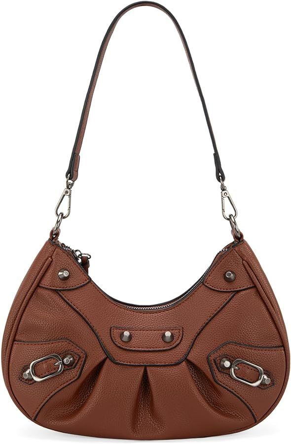 Montana West Shoulder Bag for Women Small Handbag Crescent Purse | Amazon (US)