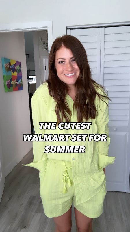The cutest Walmart set for spring and summer! Has the cutest texture details and love the four colors it’s available in! Wearing my true size small and love it pair together as a swim cover-up!

Follow me for more affordable, fashion, and Walmart! 



#LTKstyletip #LTKfindsunder50 #LTKSeasonal