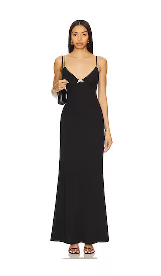 MORE TO COME Lya Maxi Dress in Black. - size XS | Revolve Clothing (Global)