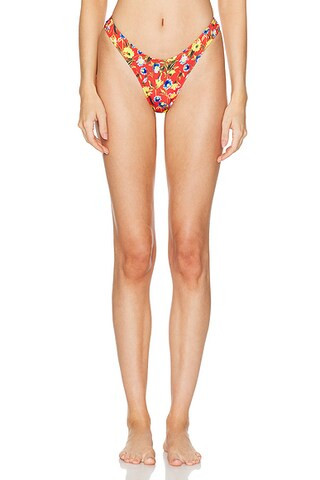 High Cut Cheeky Bikini Bottom | FWRD 