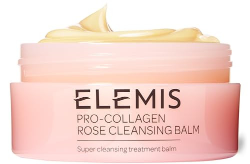 ELEMIS Pro-Collagen Rose Cleansing Balm - 3-in-1 Daily Face Cleanser - Melts Away Waterproof Makeup and Sunscreen - Rose and Elderberry Oil - 100 | Amazon (US)