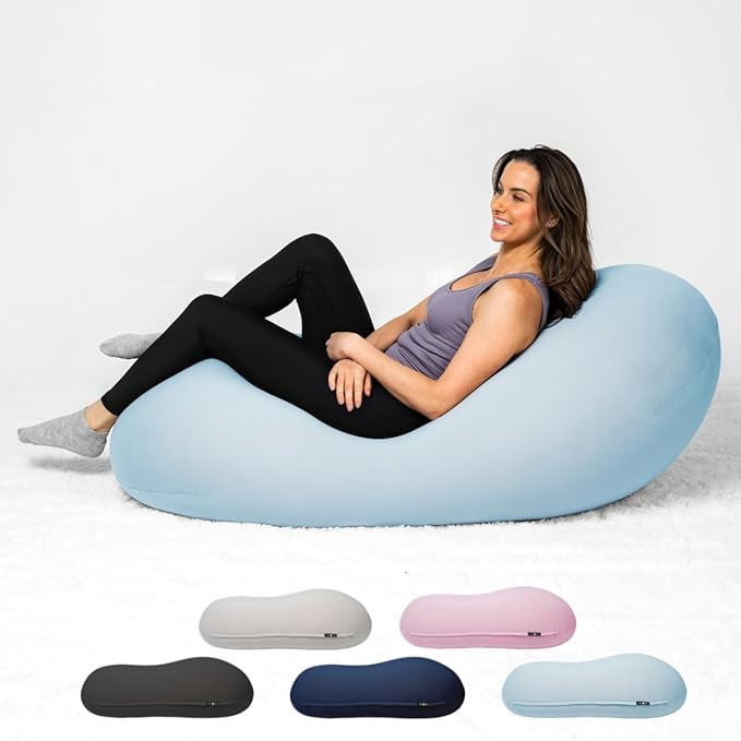 The Moon Pod Bean Bag Chair - Large, Modern Beanbag for Adults, Kids and Teens. Washable Stretch ... | Amazon (US)