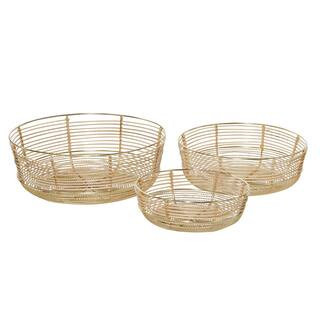 Gold Wire Contemporary Decorative Bowl Set By Ivory And Iris | Michaels® | Michaels Stores