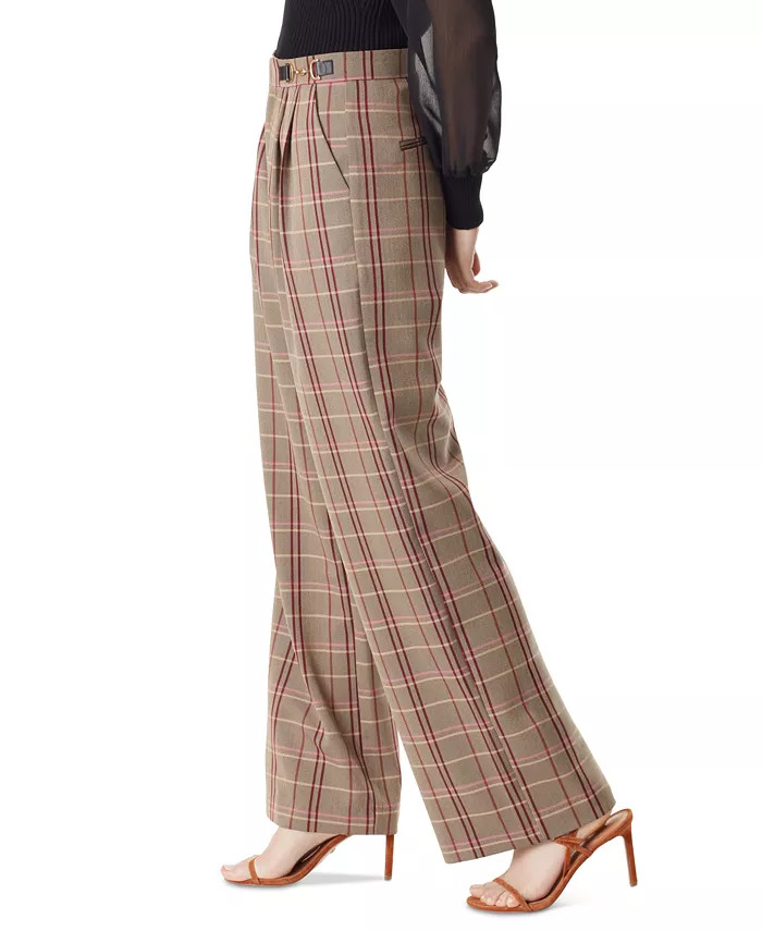 Sam Edelman Women's Codie High-Rise Wide-Leg Soft Pants - Macy's | Macys (US)