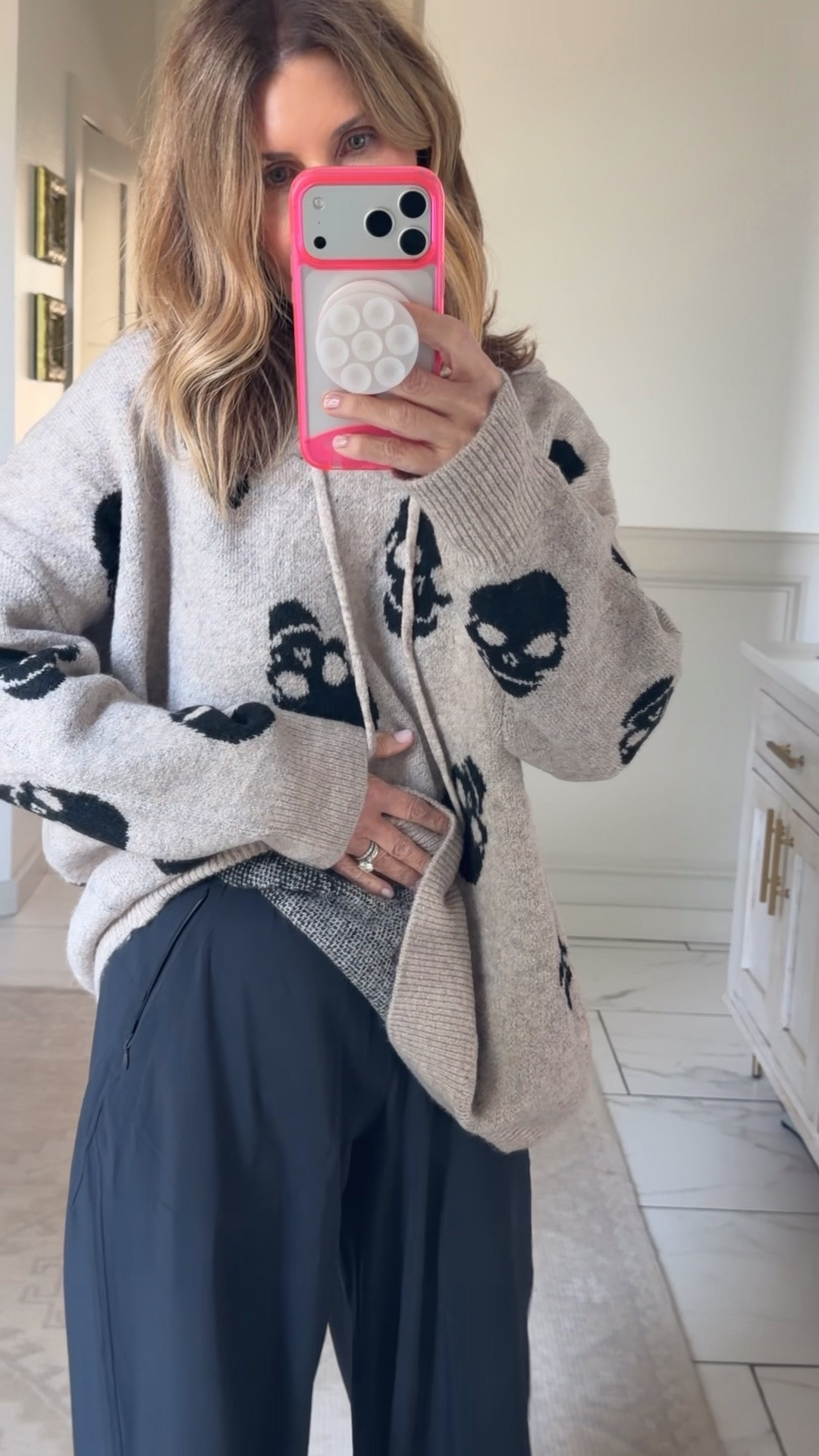 Hooded pullover sweater
I sized up to a large

#LTKOver40