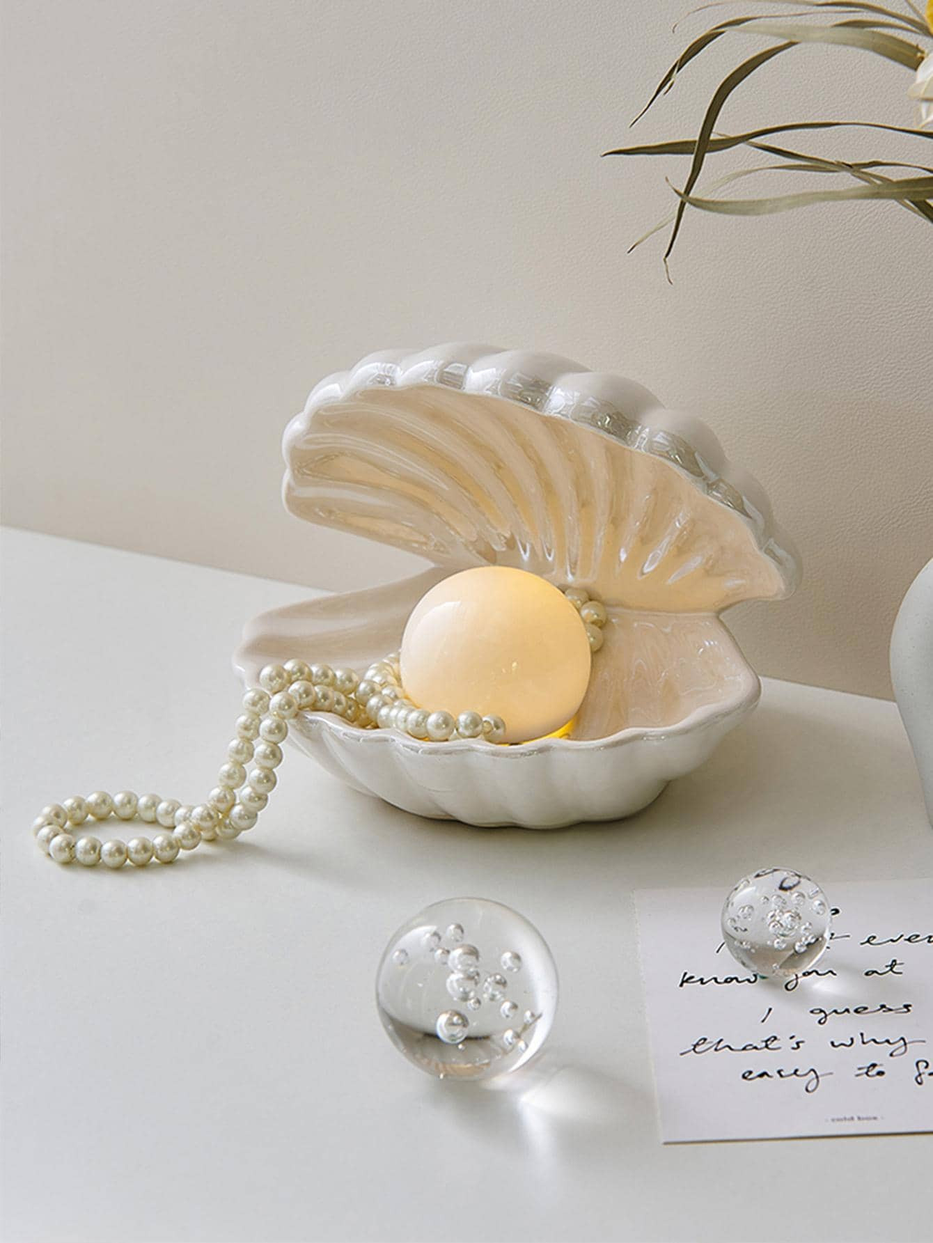 1pc Porcelain Decoration Craft, Creative Shell Design Decoration Object For Home | SHEIN