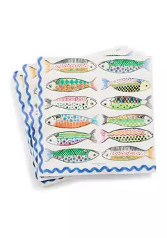 MacKenzie-Childs Go Fish Dinner Paper Napkins | Belk