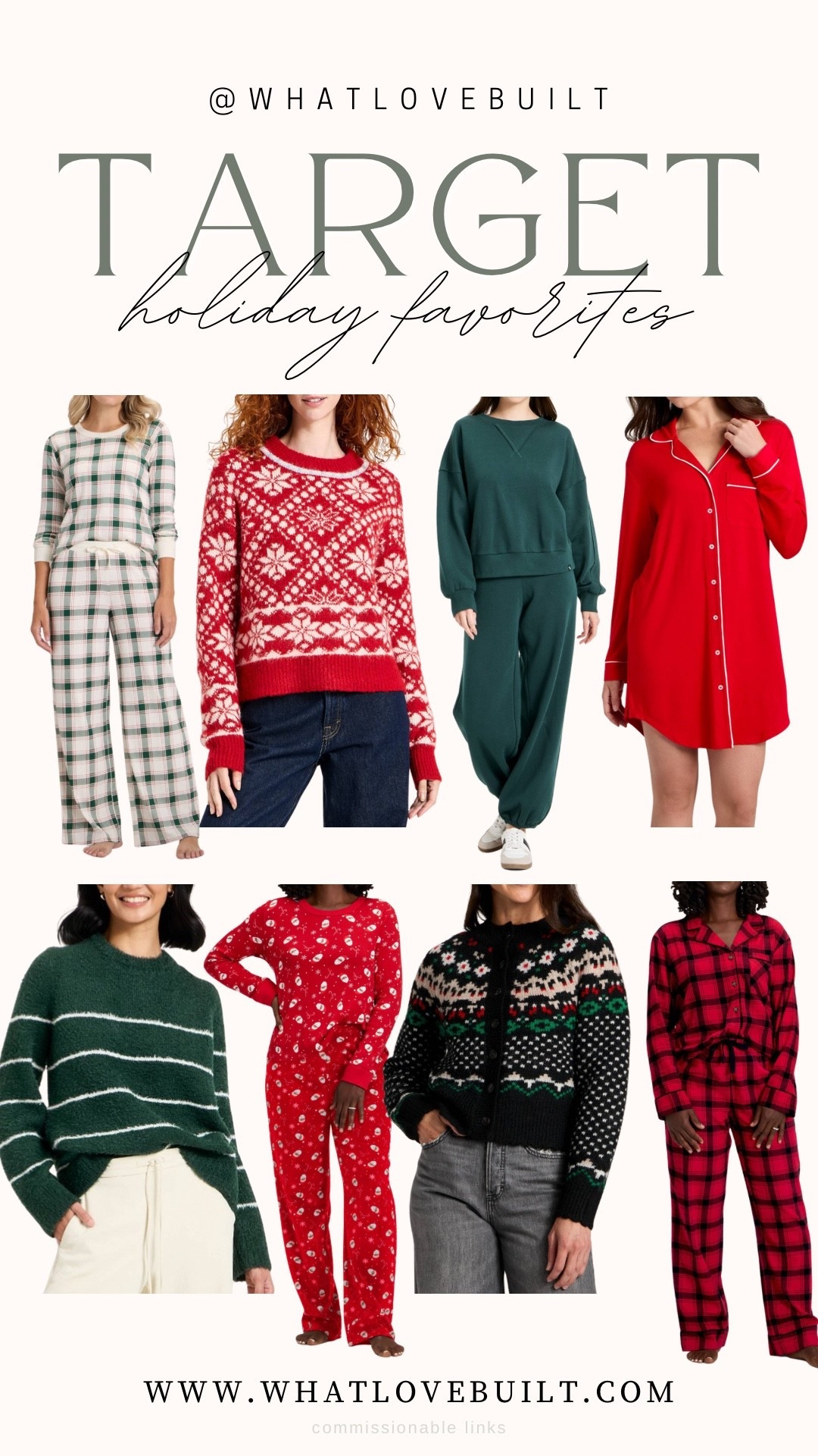 Target Holiday Favorites for Women 🎄 

Pajamas, sweater, holiday, christmas, party outfit, seasonal, target holiday, christmas pajamas

#LTKFindsUnder50 #LTKStyleTip #LTKHoliday