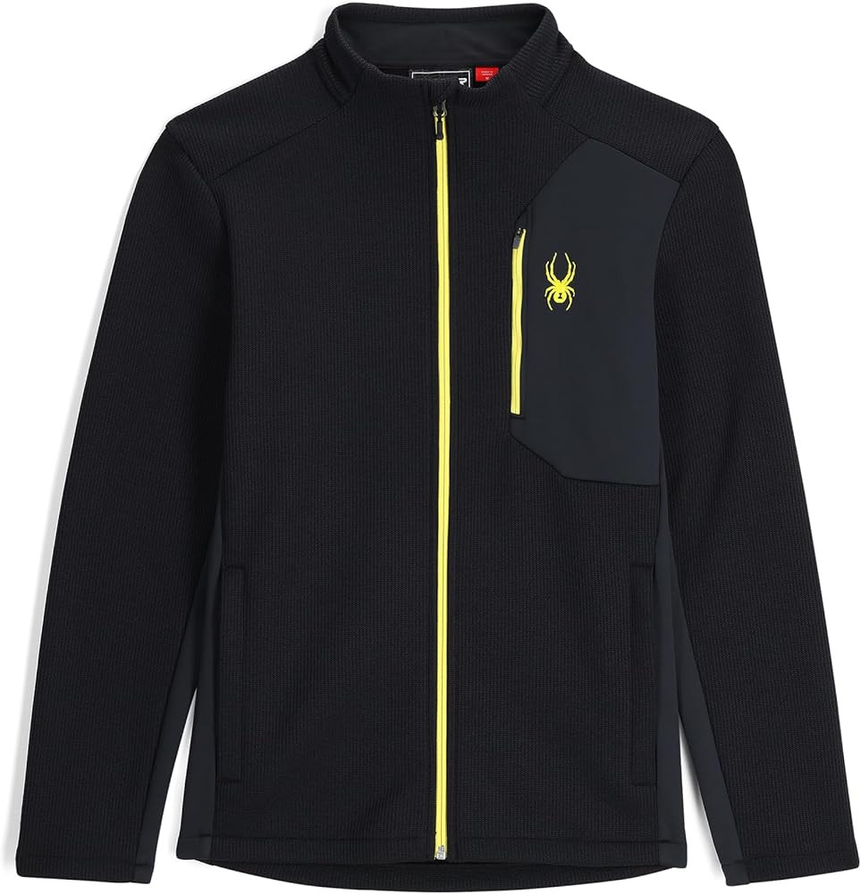 Spyder Men's Bandit Zip Fleece Ski Base Layer Jacket | Amazon (US)