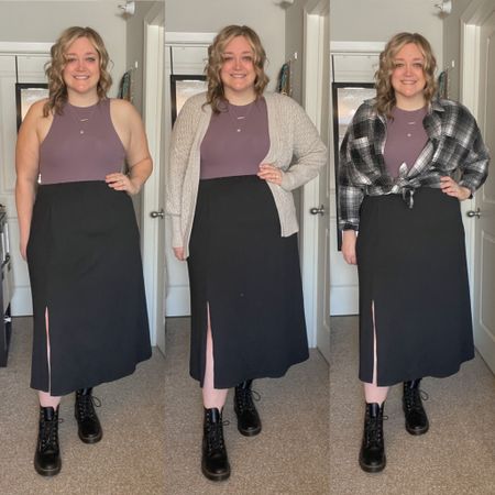 3 different ways to wear this spring outfit.

#LTKunder100 #LTKcurves #LTKSeasonal