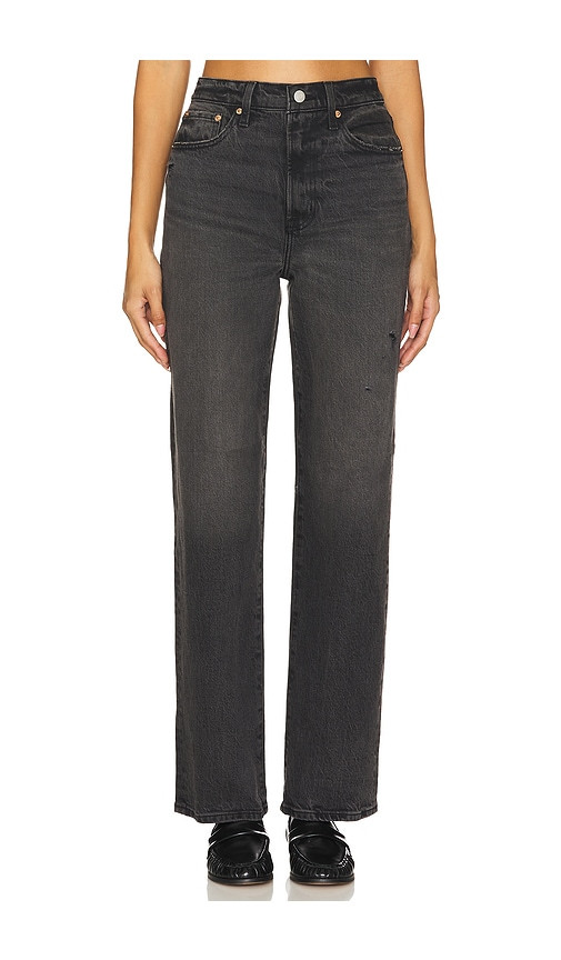 PISTOLA Cassie Straight Jeans in Black. - size 31 | Revolve Clothing (Global)