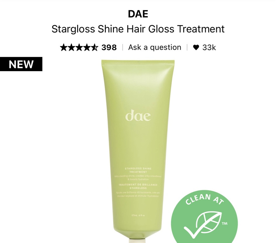 obsessed with this new Dae product. always needing a moisture boost in the hair especially going into winter. 

Beauty. Sephora. Hair. Hair treatment. New. 

#LTKunder50 #LTKSeasonal #LTKbeauty