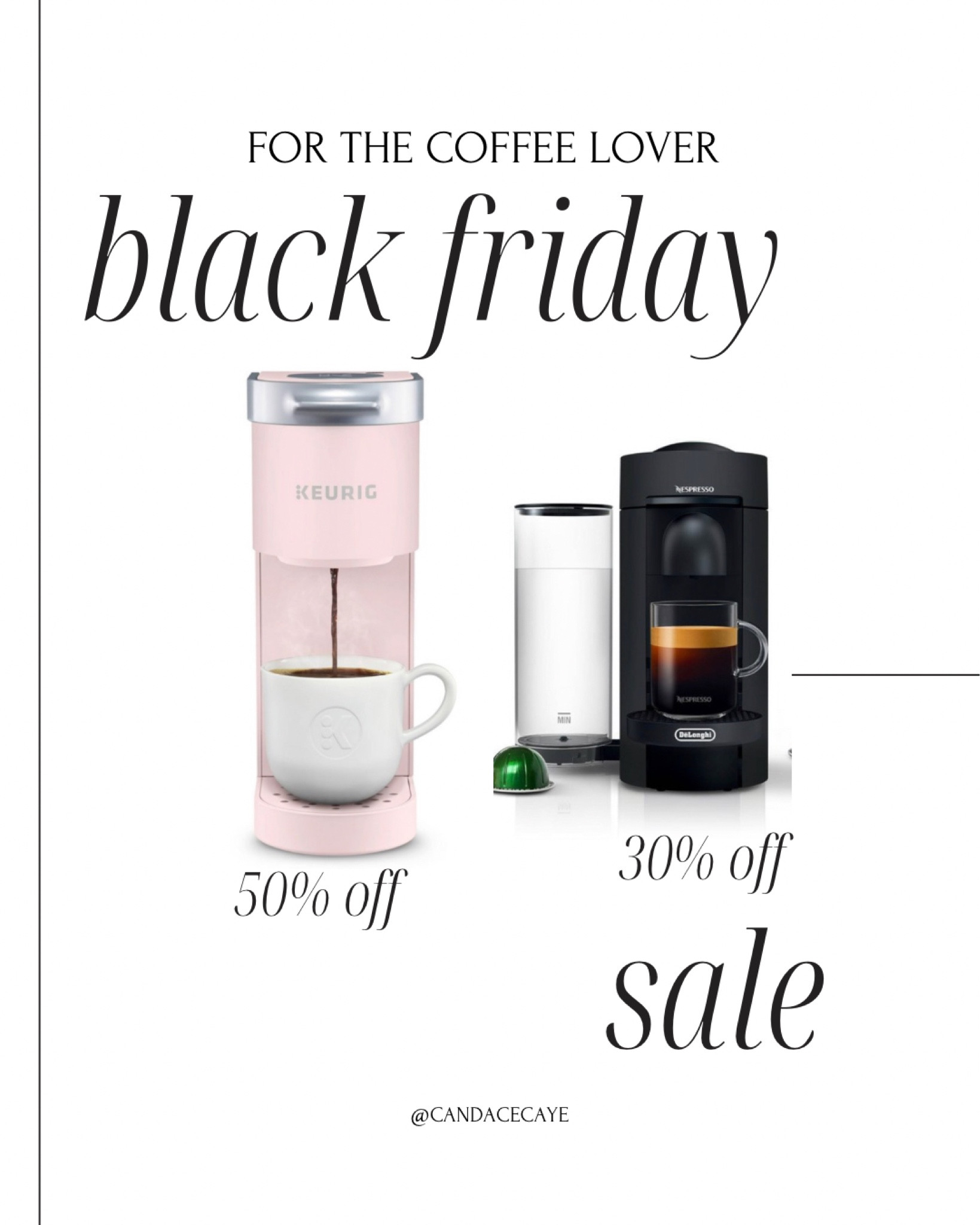 Black Friday finds for the coffee lover from Target 

You won’t find a better deal on the mini keurig or Nespresso! 

#LTKGiftGuide #LTKHoliday #LTKhome