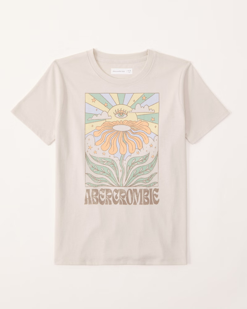 oversized graphic logo tee | Abercrombie & Fitch (US)