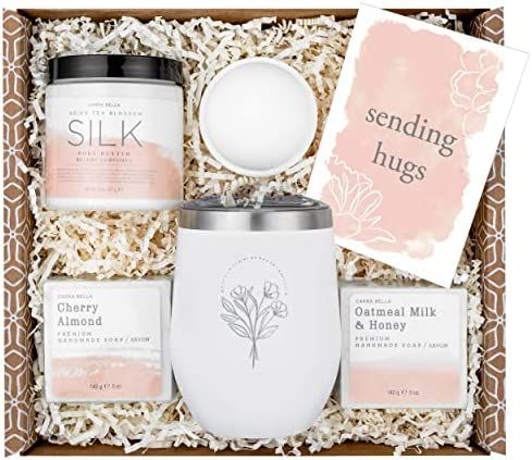 Get Well Soon Gifts for Women - Sending Hugs Spa Gift Box Care Package for Friends - Sympathy Thinki | Amazon (US)