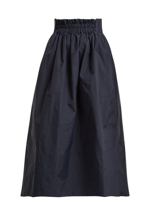 Shirred-waistband midi skirt | Tibi | Matches (US)