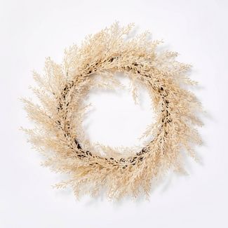 Grass Wreath Cream - Threshold™ designed with Studio McGee | Target