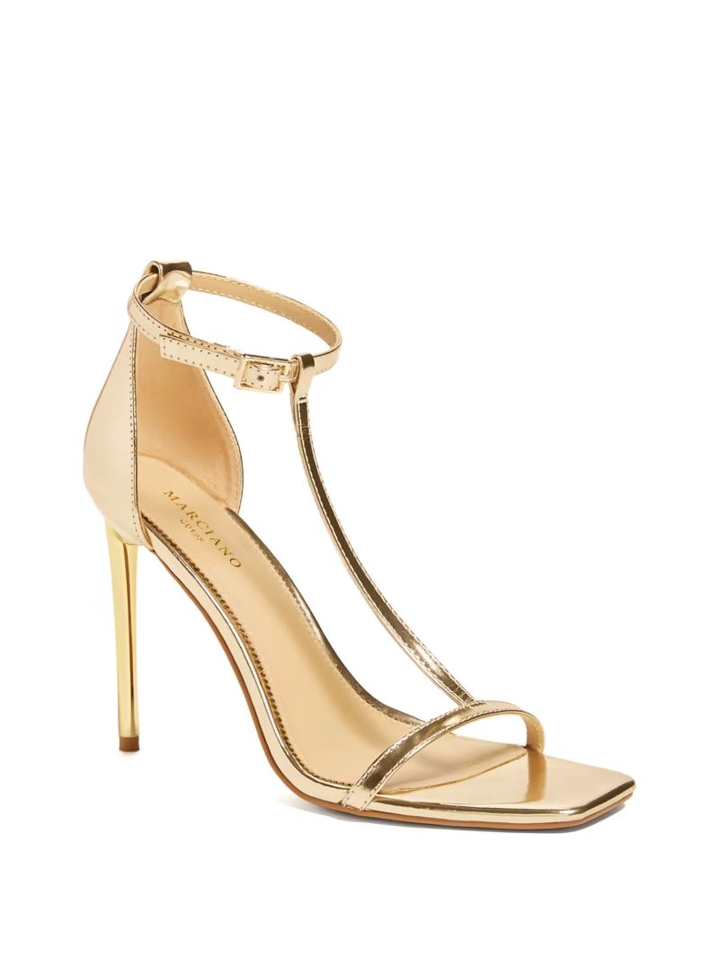 Heeled T-Strap Sandal | Guess (US)