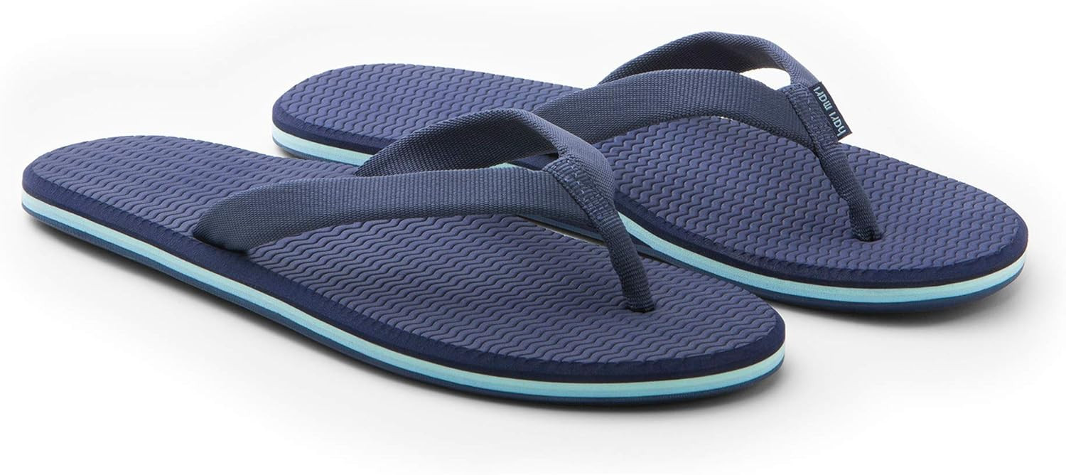 Hari Mari Dunes - Women's Premium Water-Proof Rubber Flip Flops with Nylon Straps | Amazon (US)
