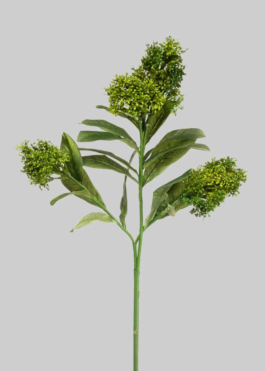 Green Skimmia | High-Quality Faux Flowers at Afloral.com | Afloral