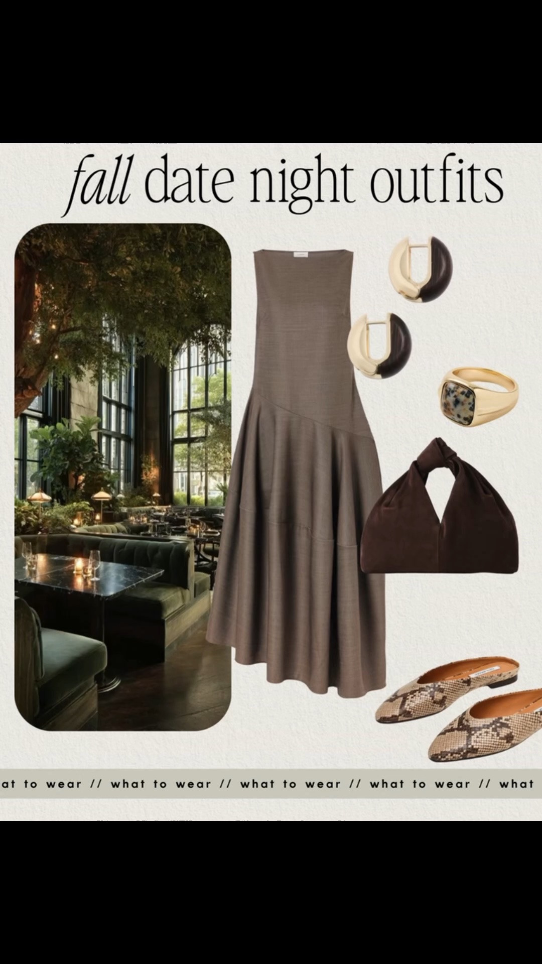 Date night outfit, fall dress

#LTKgrwm #LTKootd #LTKOver40