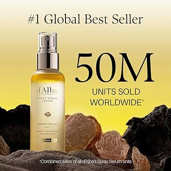 d'alba Piedmont Italian White Truffle First Spray Serum, Vegan Skin Care, Light-weight Face Moist... | Amazon (US)