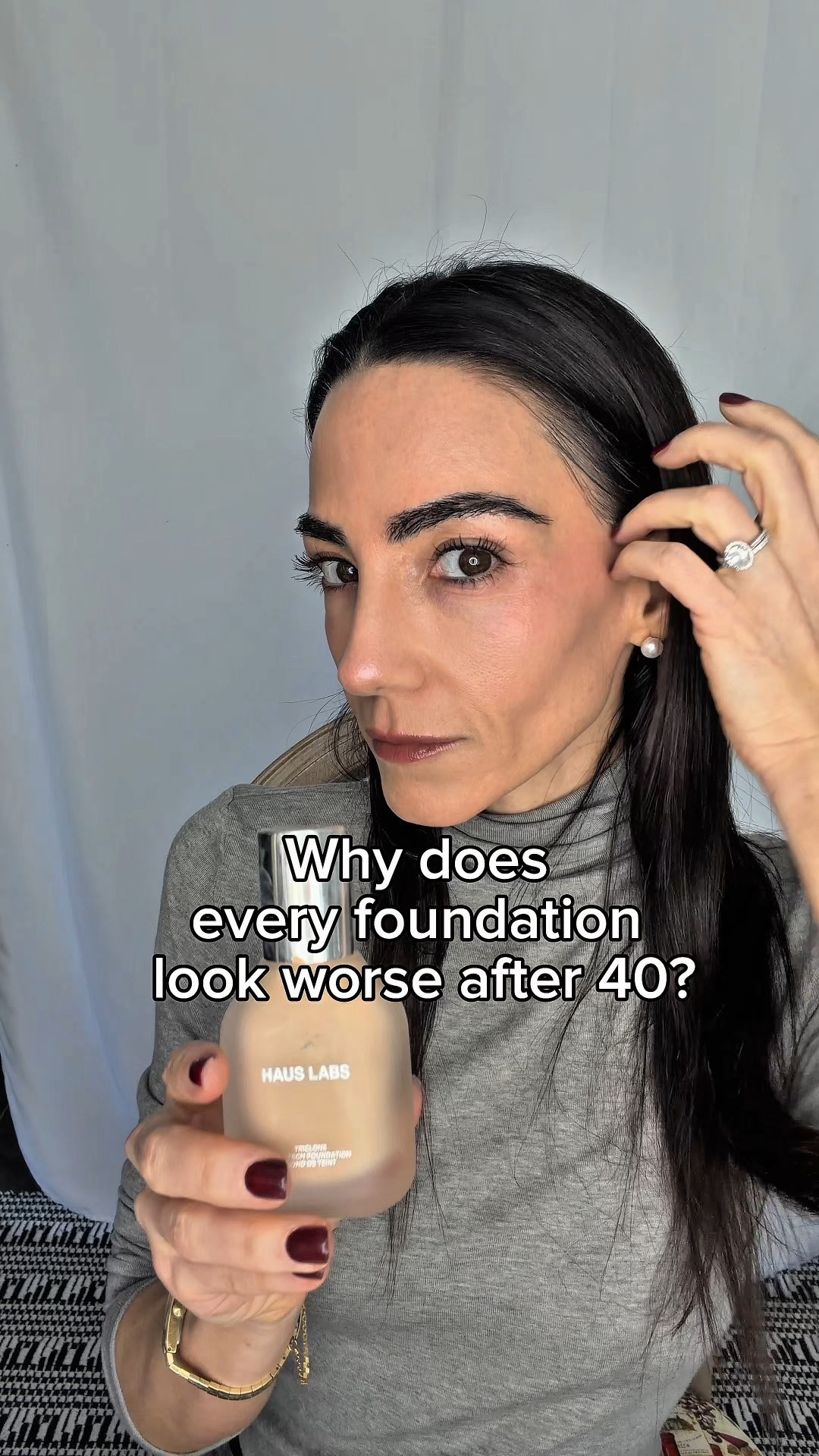 When I want my makeup to disappear and my skin to look calm and even, this is the foundation I use. Medium coverage, no SPF so it layers beautifully over sunscreen, and it’s the most forgiving formula I’ve found for texture and smile lines. I wear shade 175.


#LTKOver40 #LTKBeauty #LTKselfcare