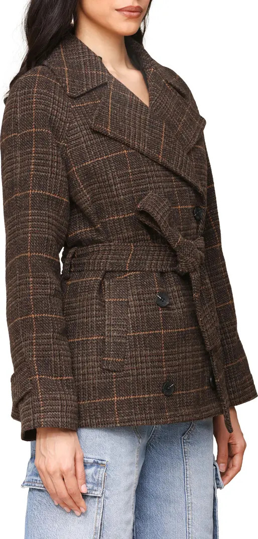 Double Breasted Plaid Coat | Nordstrom