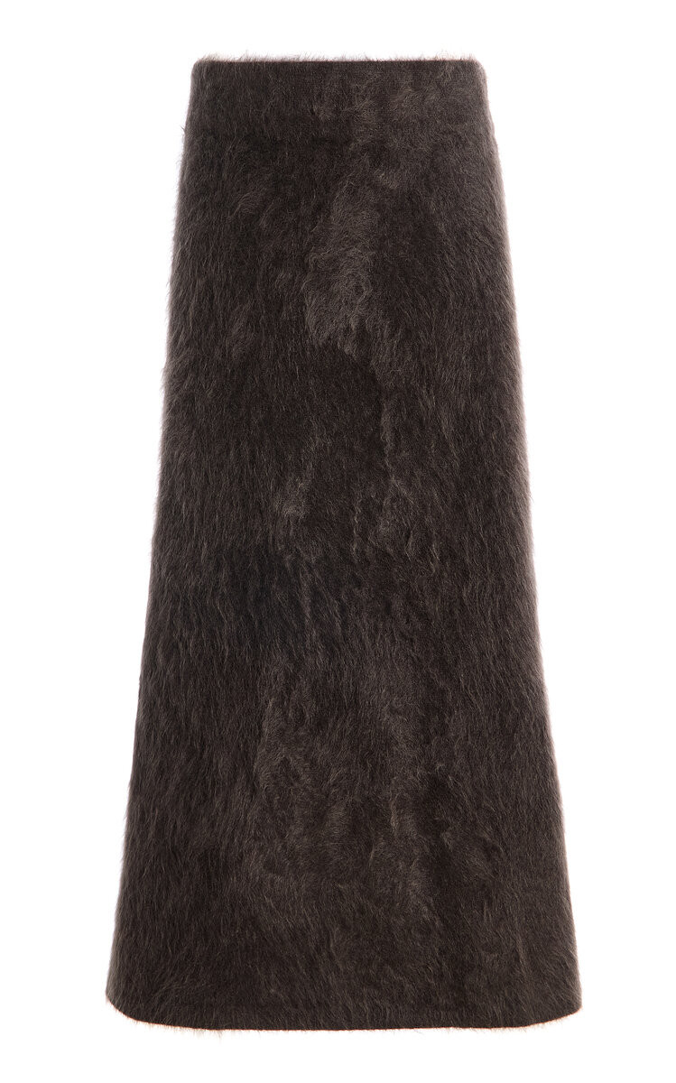 Asta Brushed Cashmere Midi Skirt | Moda Operandi (Global)