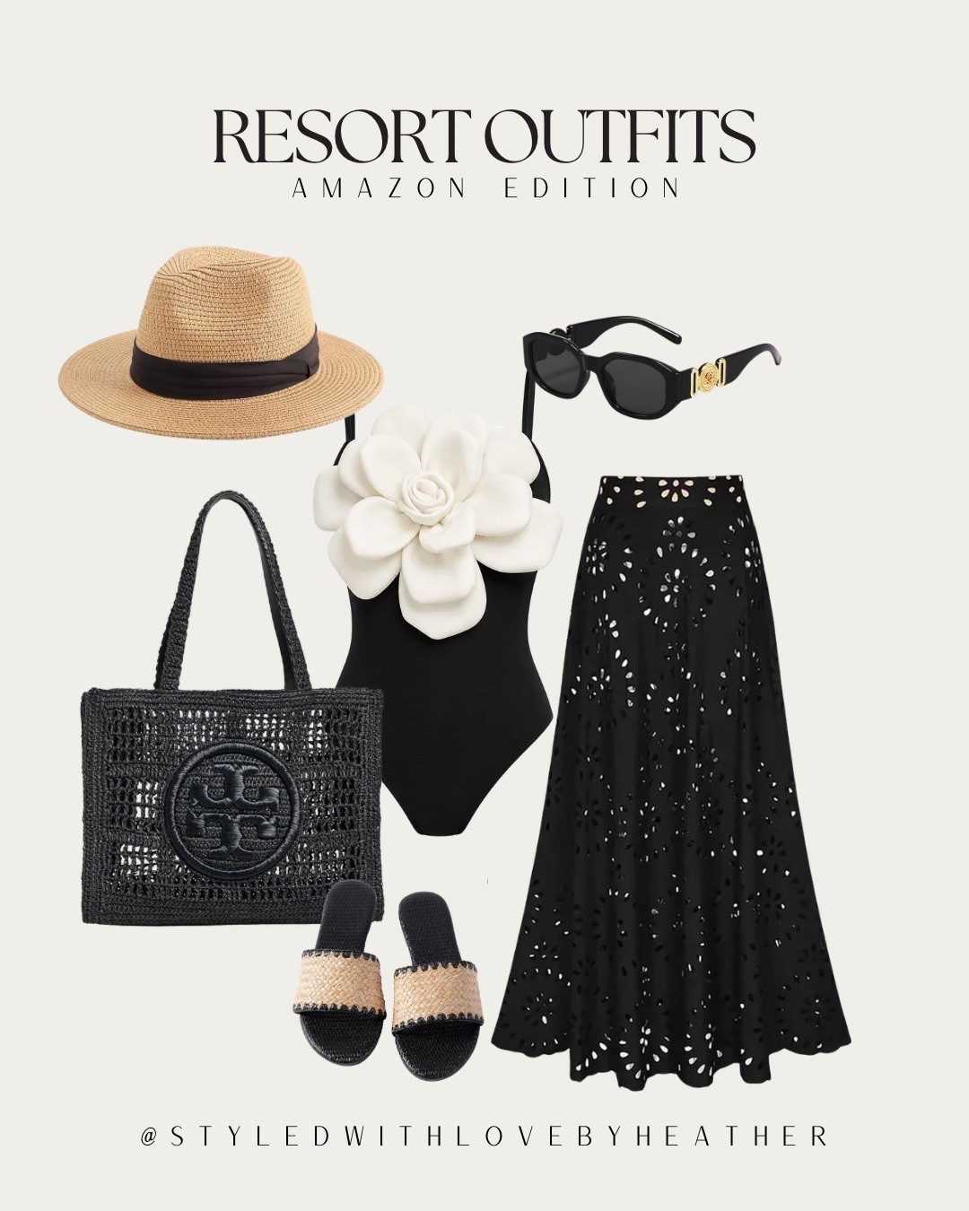 If you love timeless vacation style, this one is for you. Chic black pieces, woven accessories, and luxe details create the perfect resort-ready look. ☀️

#LTKitalia #LTKeurope #LTKsummer