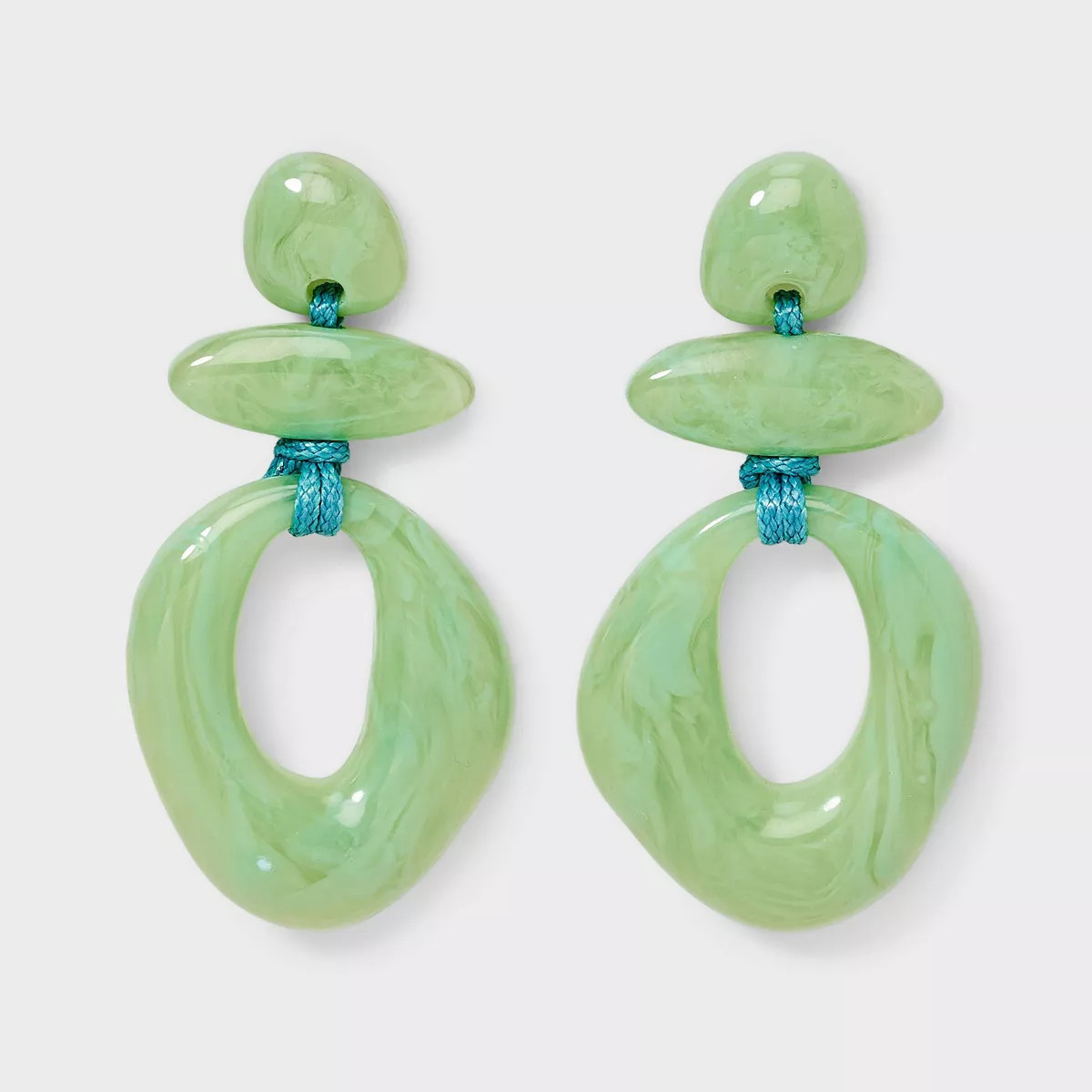 Stackable Geometric Beaded Drop Earrings - Universal Thread™ | Target