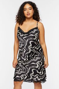 Plus Size Abstract Print Slip Dress | Forever 21 (US)
