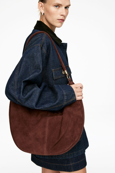 Suede Shoulder Bag | Arket UK