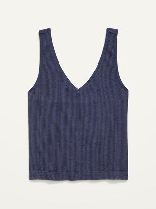 Seamless Rib-Knit Tank Top for Women | Old Navy (US)