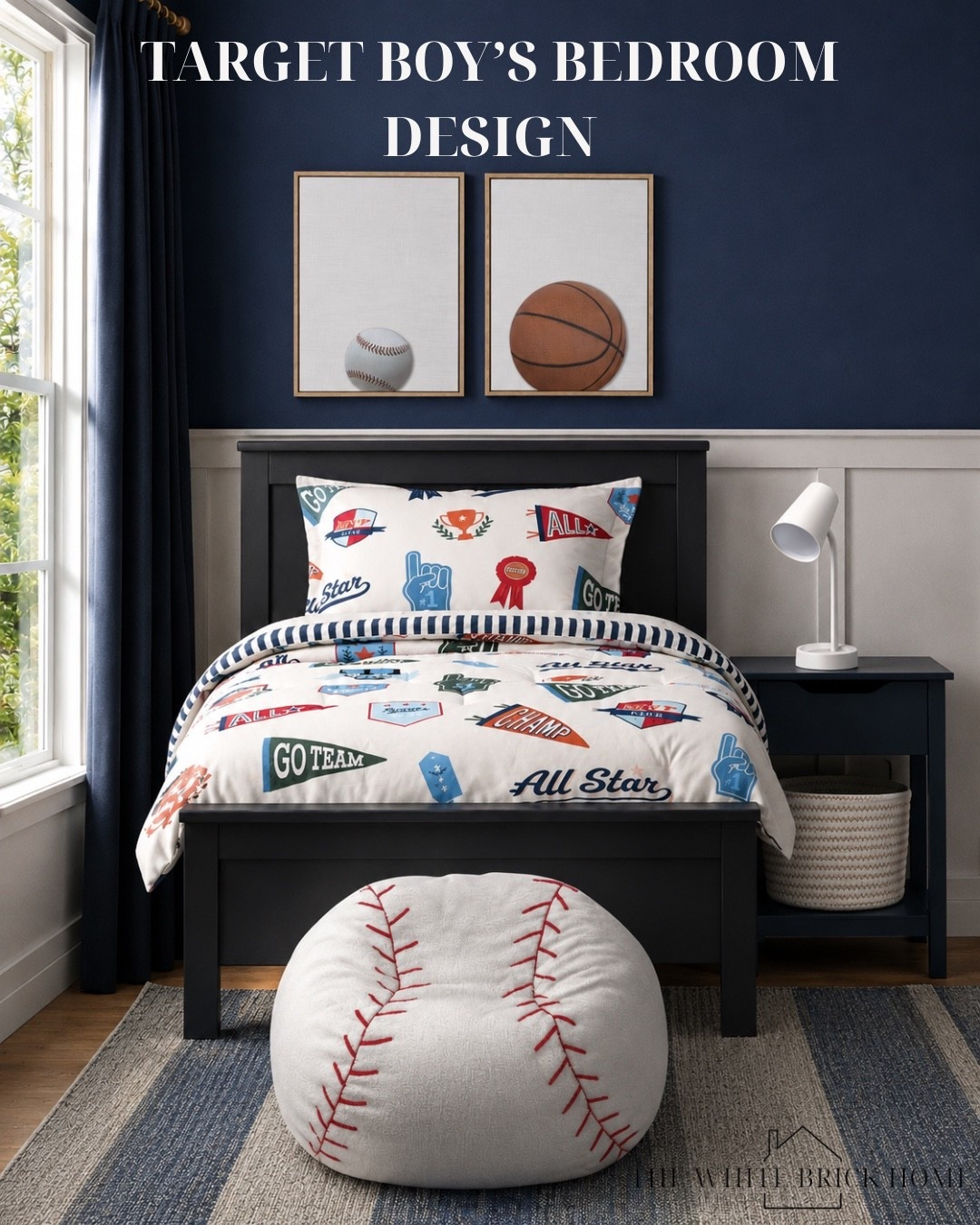 An adorable sports inspired bedroom from Target that is affordable and stylish! 

Boys room, boys bedroom, kids room, kids bedroom, sports bedroom, boys sports room, boys room ideas, boys room decor, boys room nightstand, boys room bean bag, boys room decor, sports wall art, affordable bedroom finds, target, target home, target home decor ideas, target boys bedroom, boys room decor, boys room finds, home decor ideas, bedroom ideas, affordable kids room furniture, affordable sports themed bedroom, target home, target

#LTKHome #LTKSeasonal #LTKKids