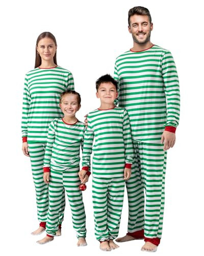 QUNISY Family Pajamas Christmas Matching Sets Xmas Family Pjs Set Couple Holiday Jammies Women/Men Festival Sleepwear Adult WOMEN-XXL-G | Amazon (US)